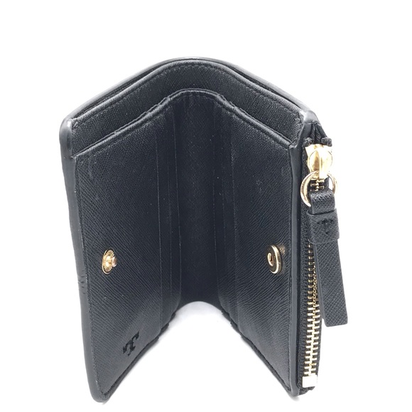 EUC TORY BURCH ROBINSON BLACK WALLET - Picture 15 of 16